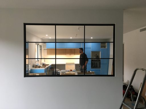 Verrière acier et verre